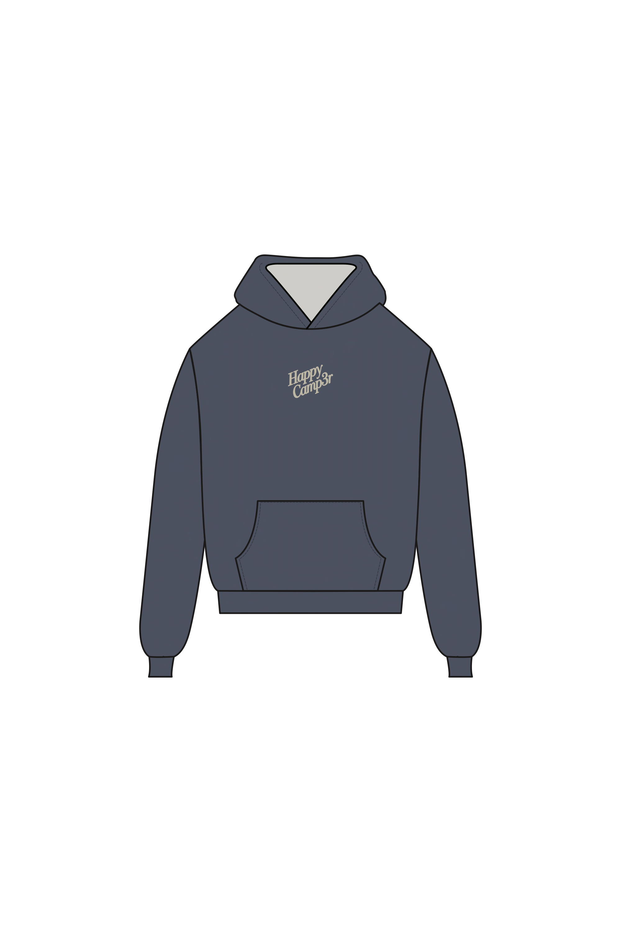 Puff Series Hoodie - Midnight Blue