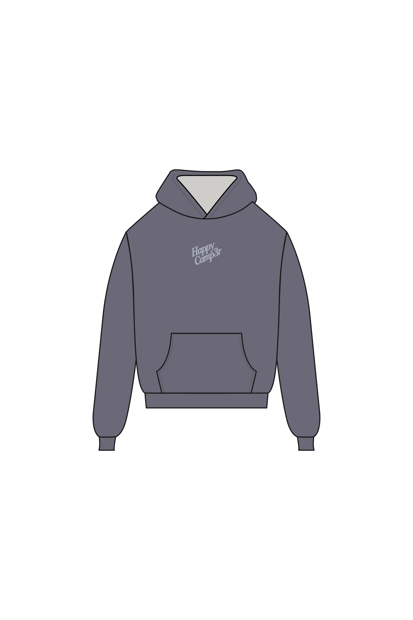 Puff Series Hoodie - Vintage Blue