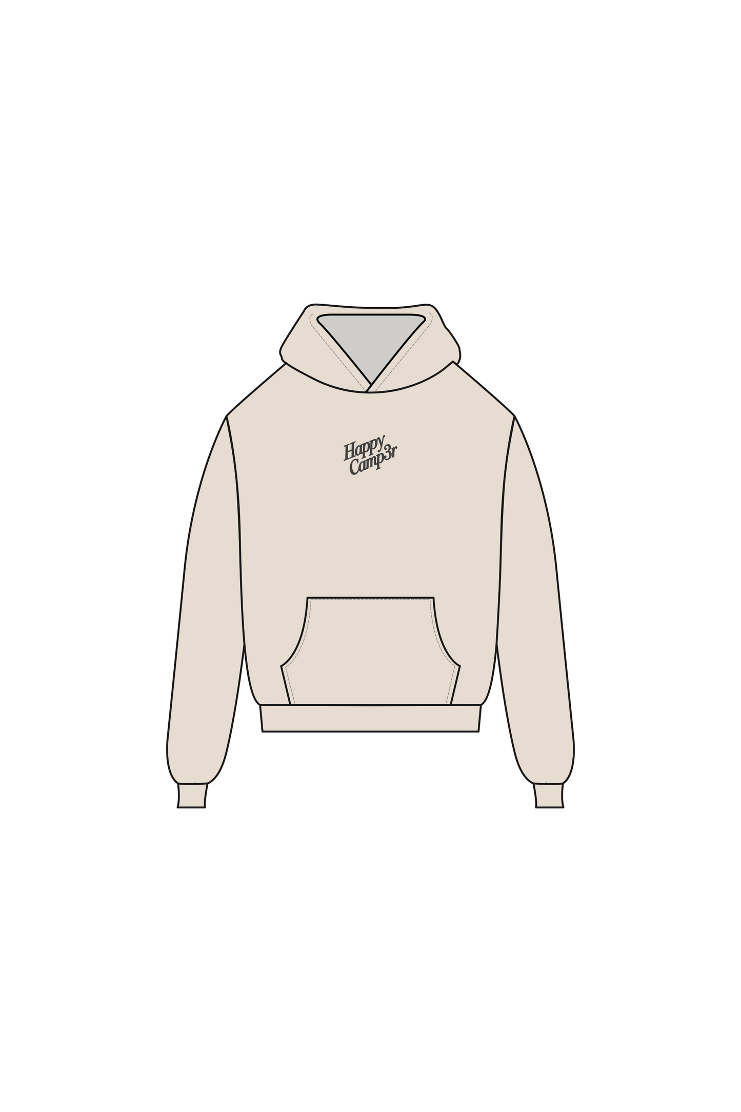 Puff Series Hoodie - Beige