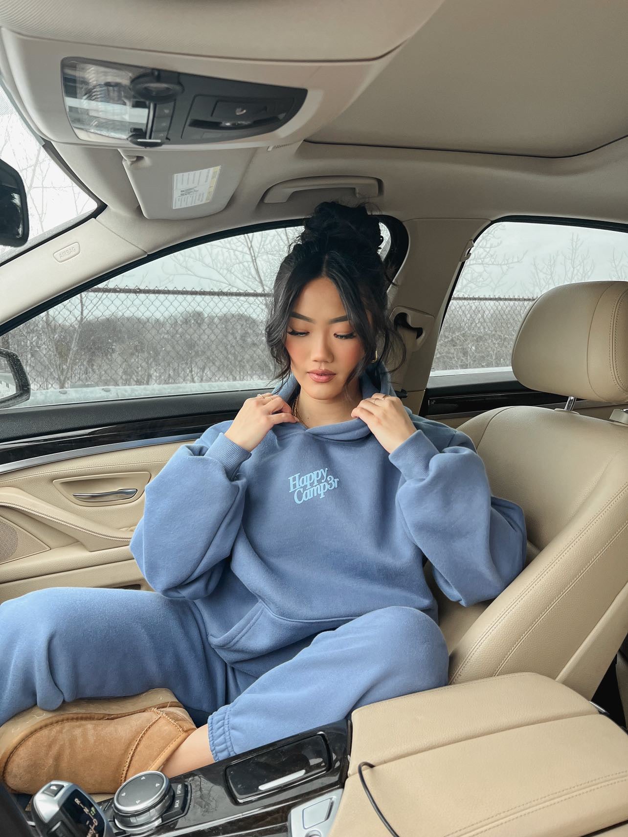Puff Series Sweatpants - Vintage Blue