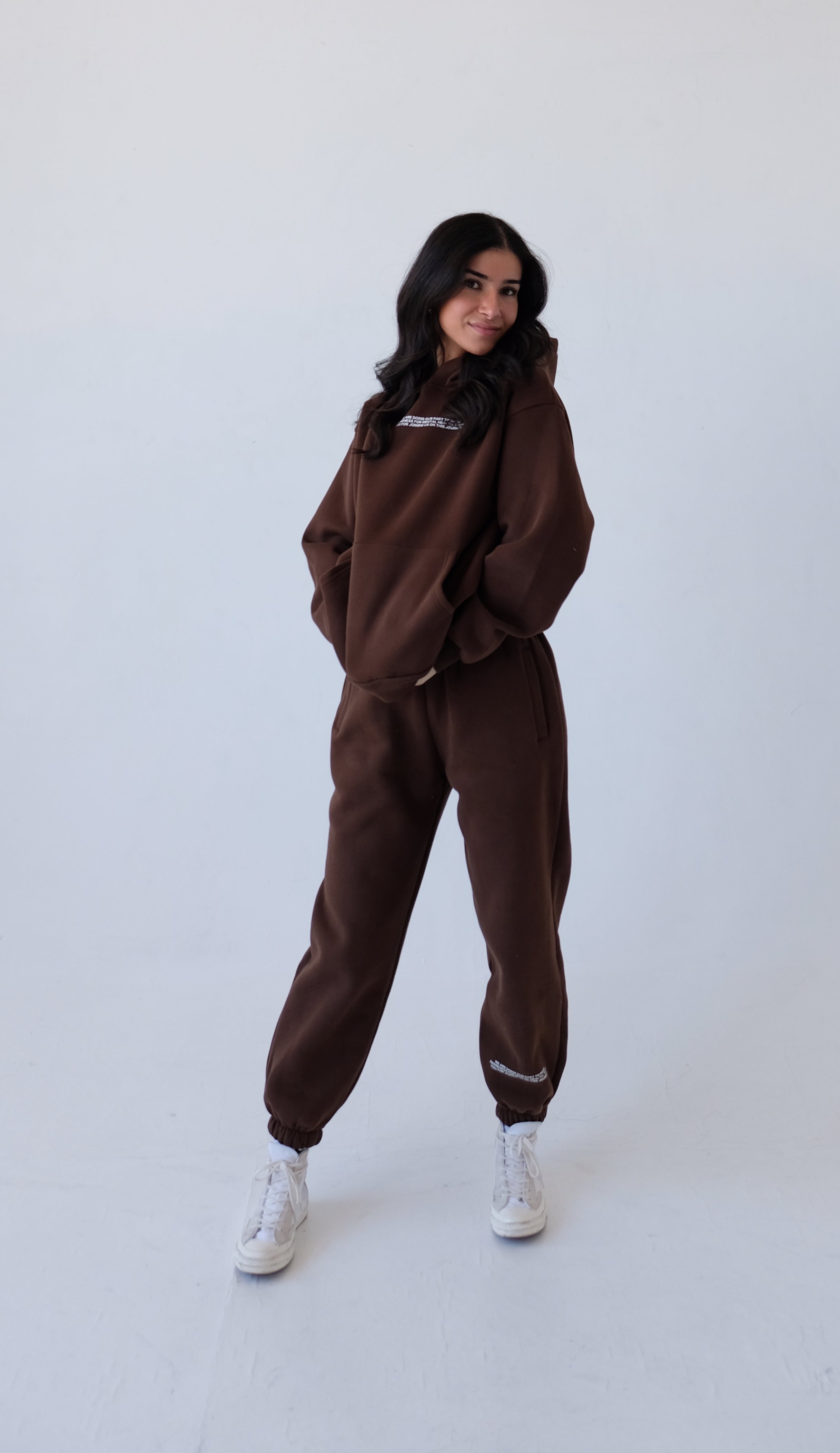 Gratitude Sweatpants Chocolate Brown The Happy Camp3r