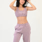 Cloud Crop Top - Washed out Lilac