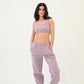 Cloud Crop Top - Washed out Lilac