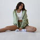 Embossed Shorts - Honeydew