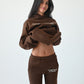 Mental Health is Wealth Sweatpants - Chocolate
