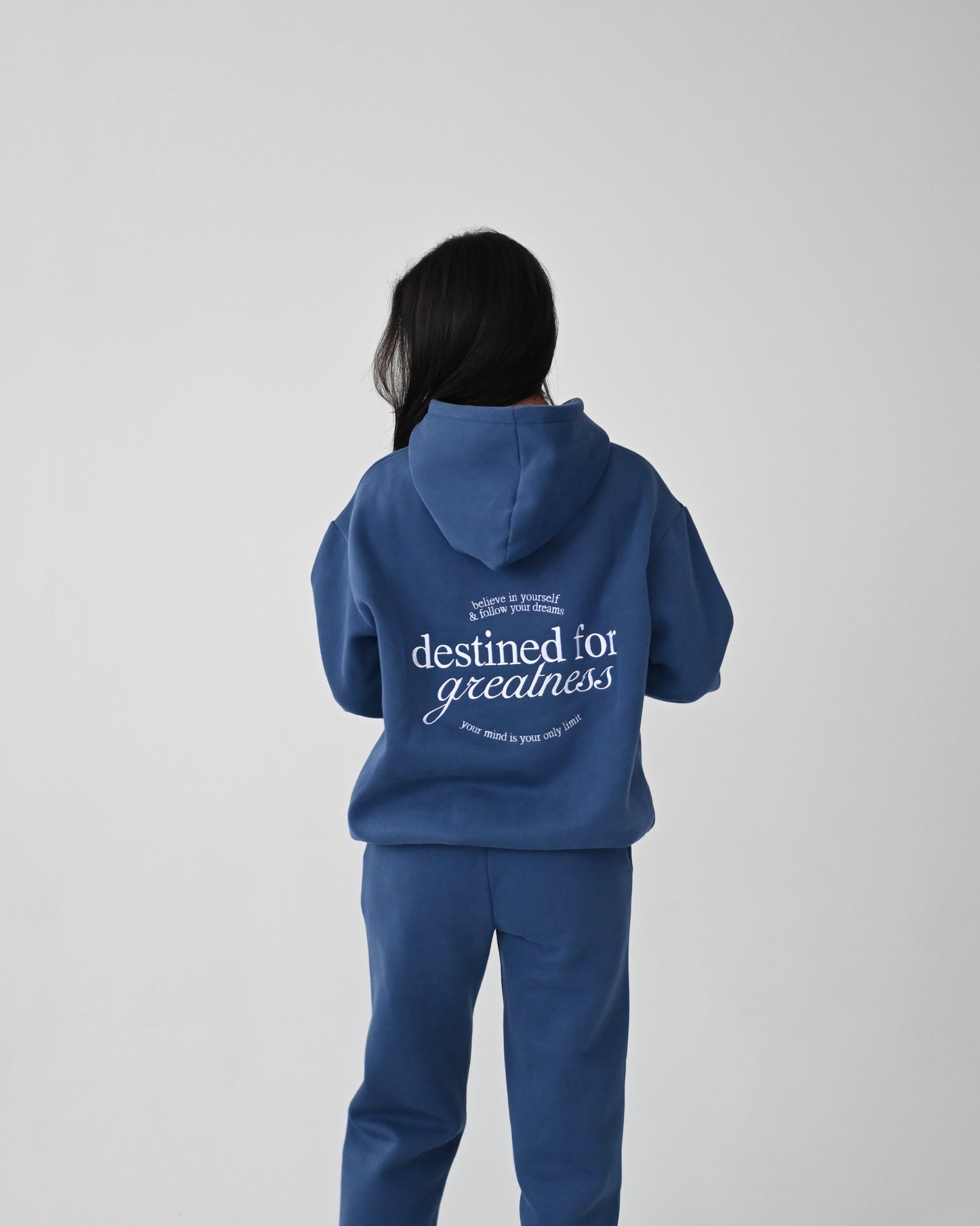 Destined for Greatness Sweatpants - Coastal Blue