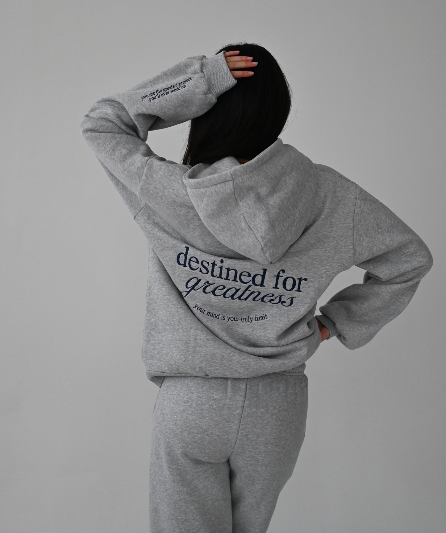 Destined for Greatness Hoodie - Heather Gray