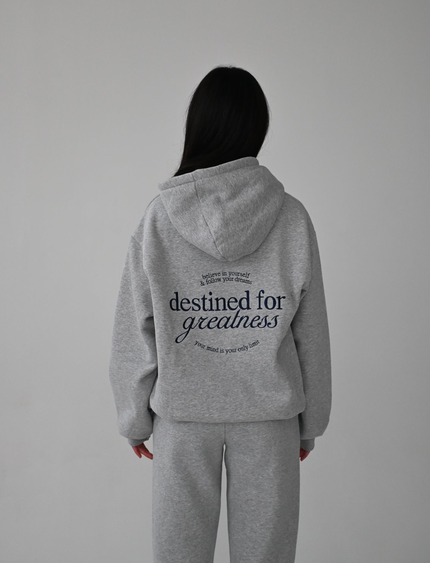 Destined for Greatness Hoodie - Heather Gray