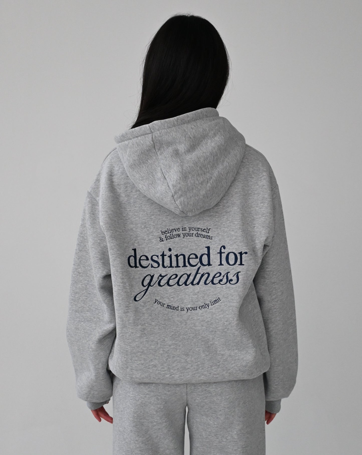Destined for Greatness Hoodie - Heather Gray
