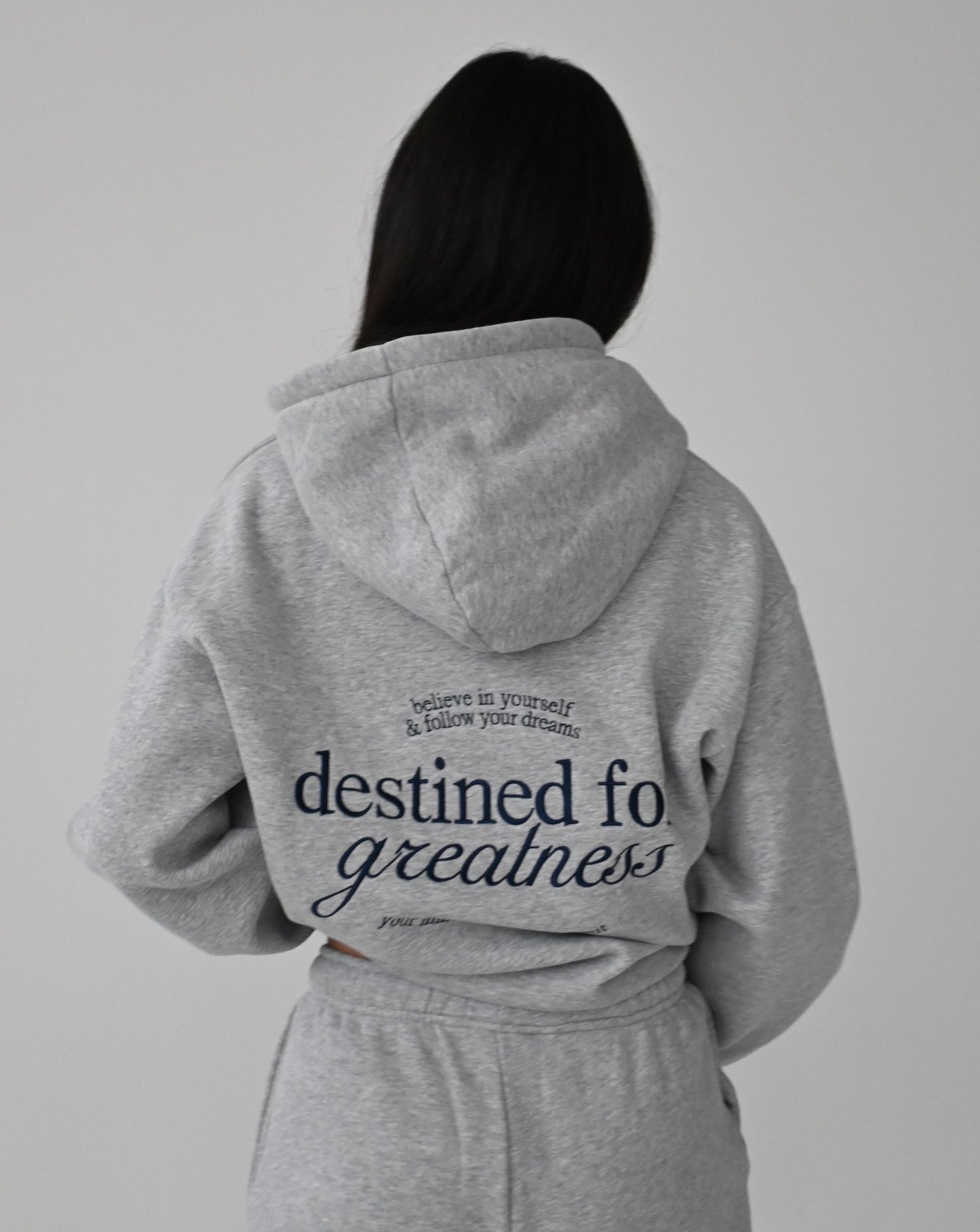 Destined for Greatness Hoodie - Heather Gray