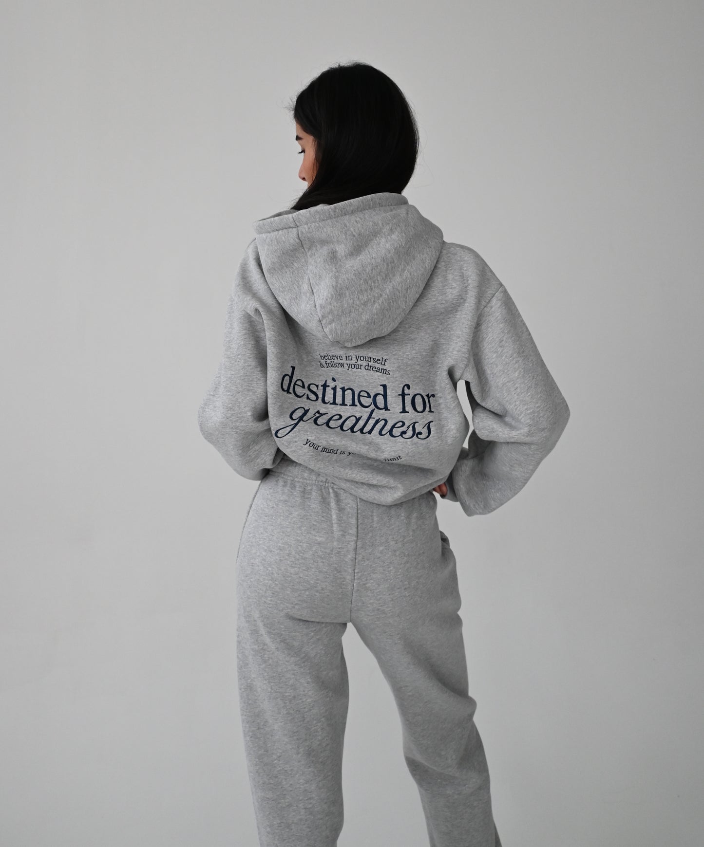 Destined for Greatness Hoodie - Heather Gray