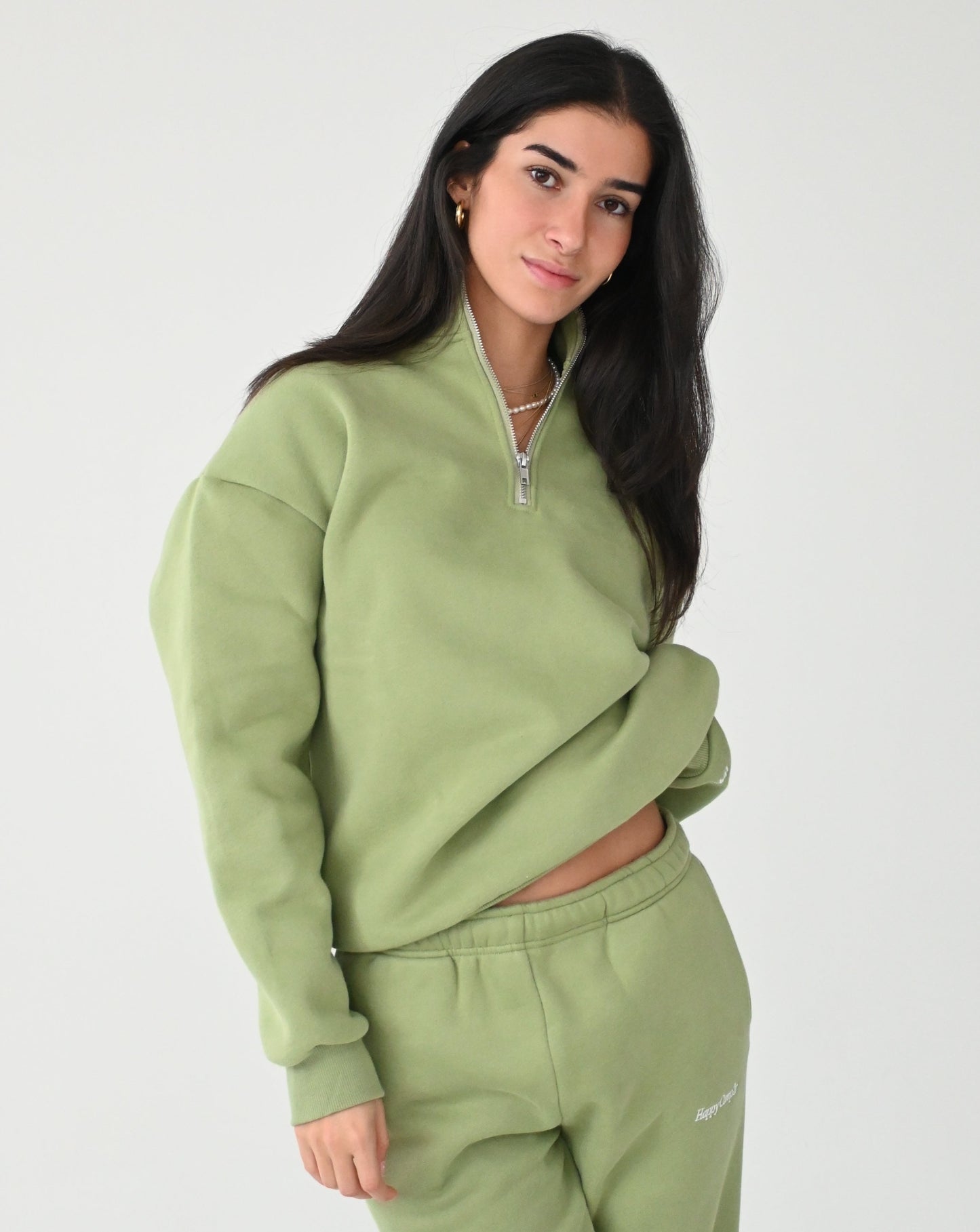 Quarter Zip - Pistachio