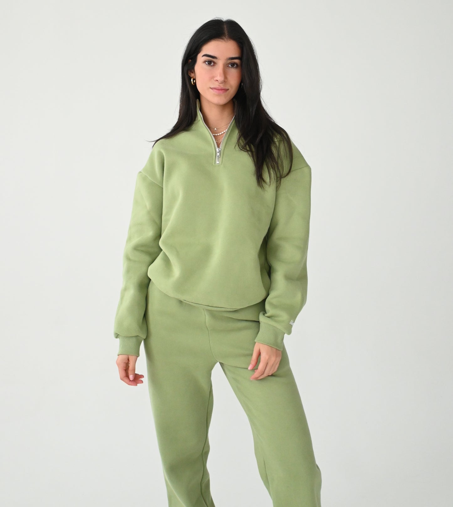 Quarter Zip - Pistachio