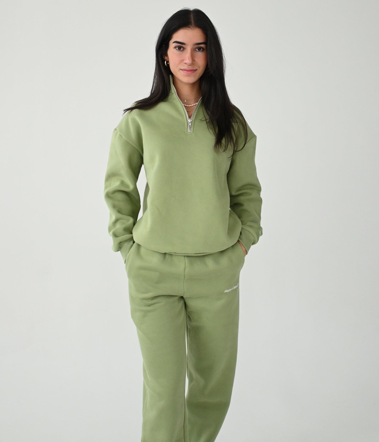 Quarter Zip - Pistachio