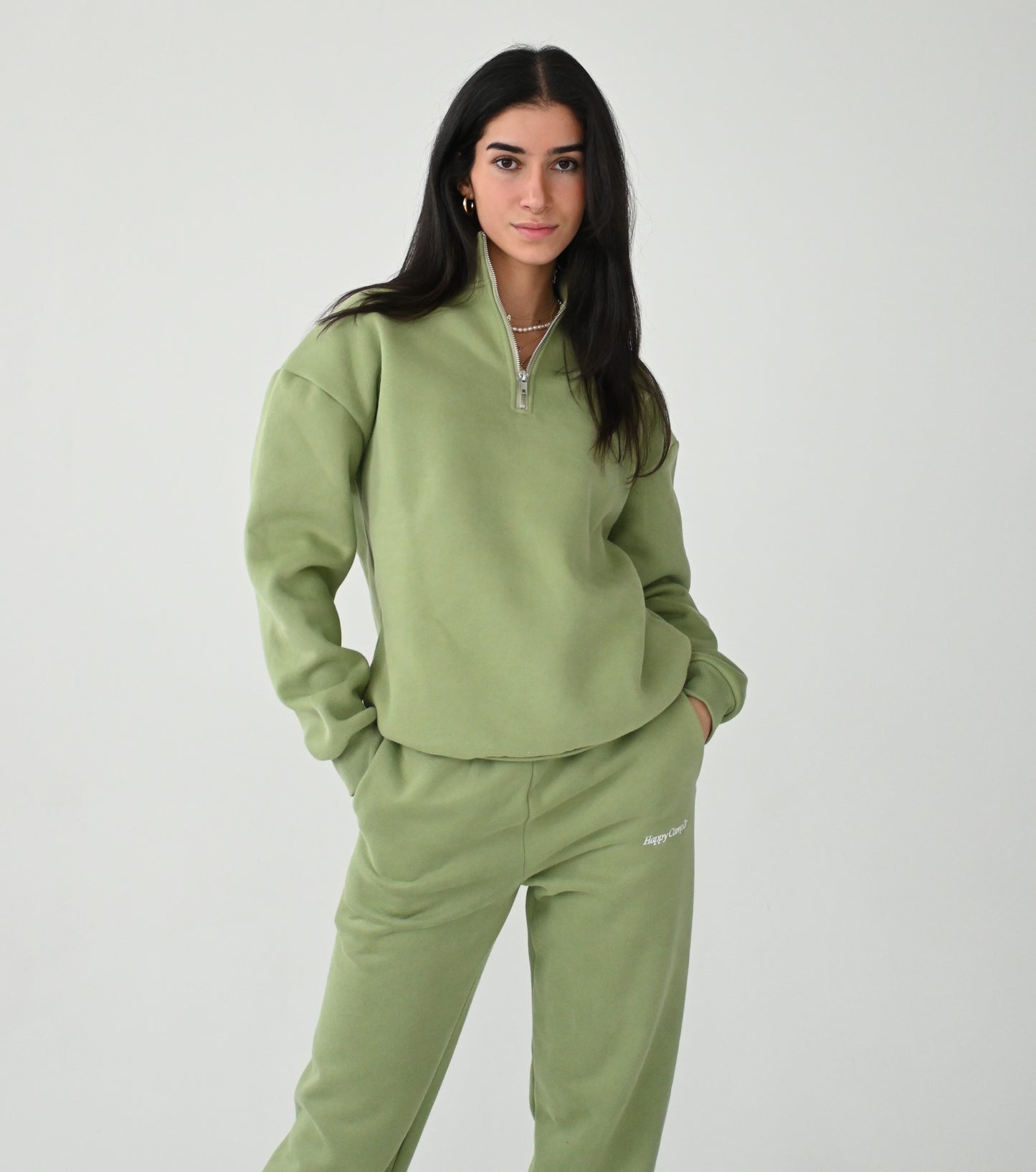 Quarter Zip - Pistachio