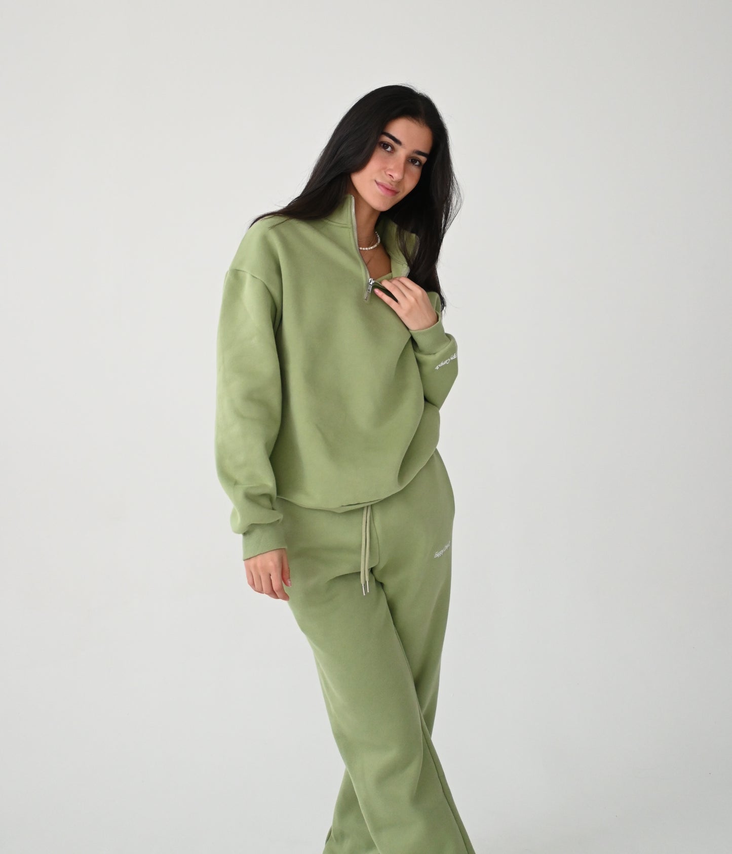 Quarter Zip - Pistachio