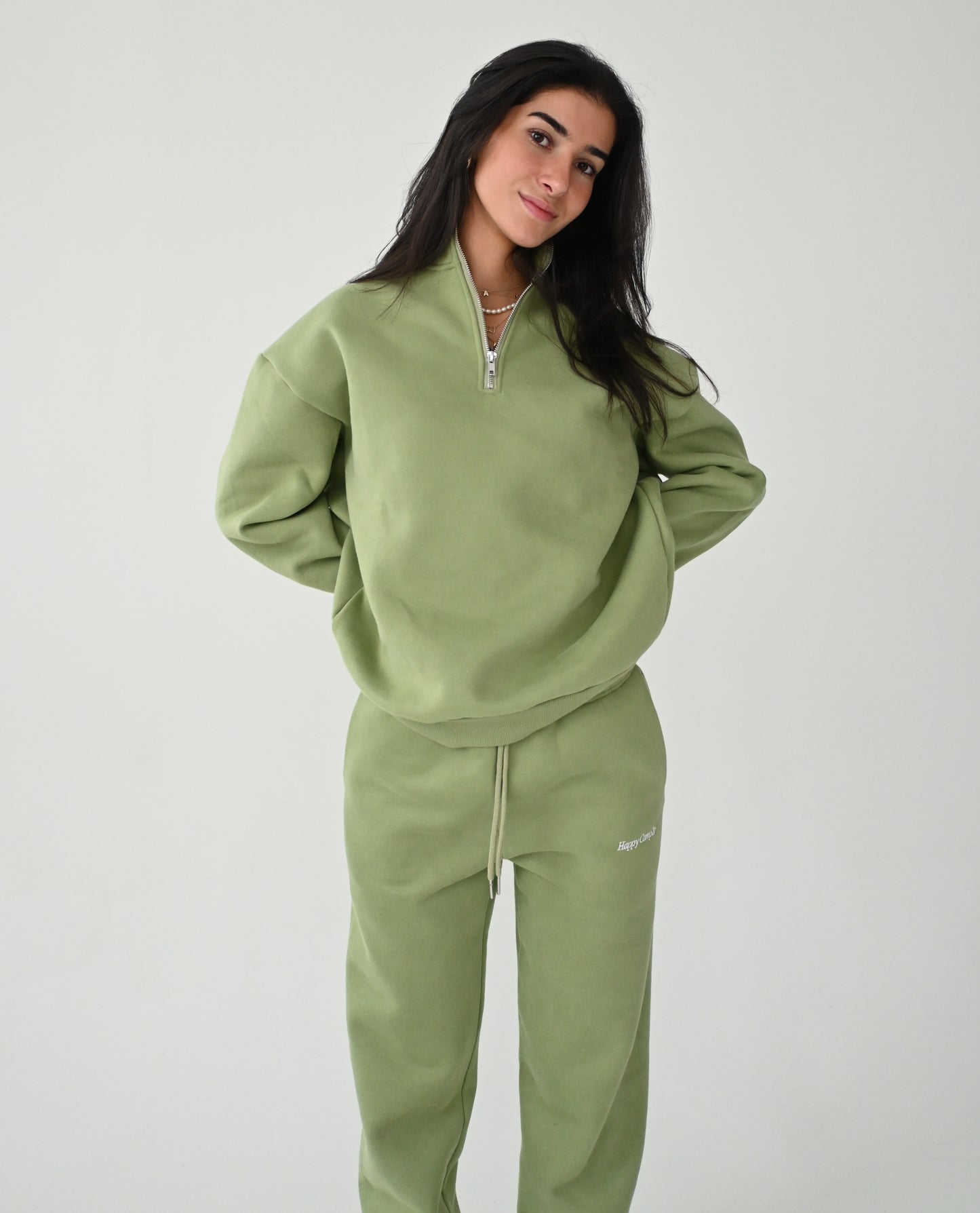 Quarter Zip - Pistachio