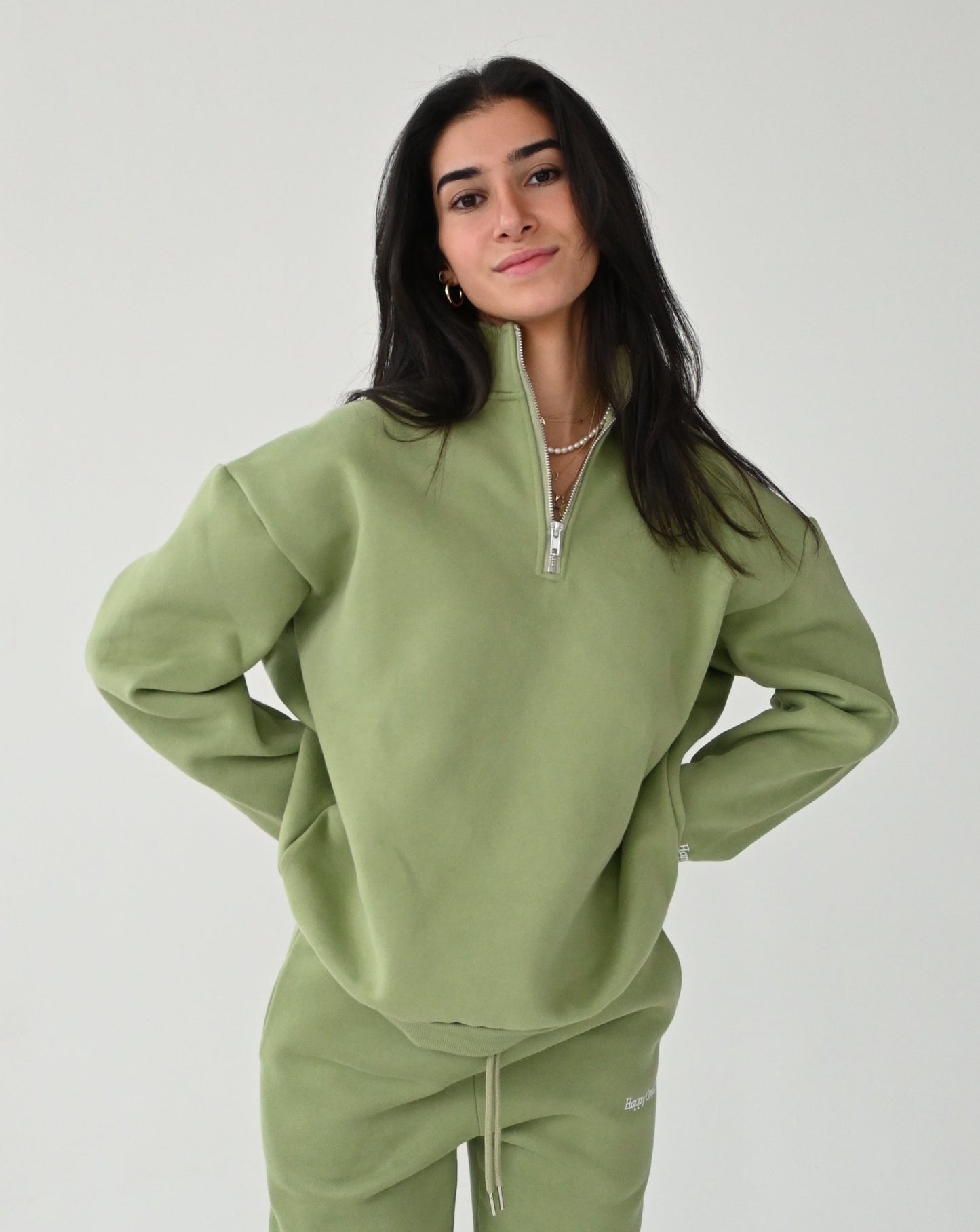 Quarter Zip - Pistachio