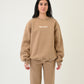 You Deserve the World Sweatpants - Biscuit