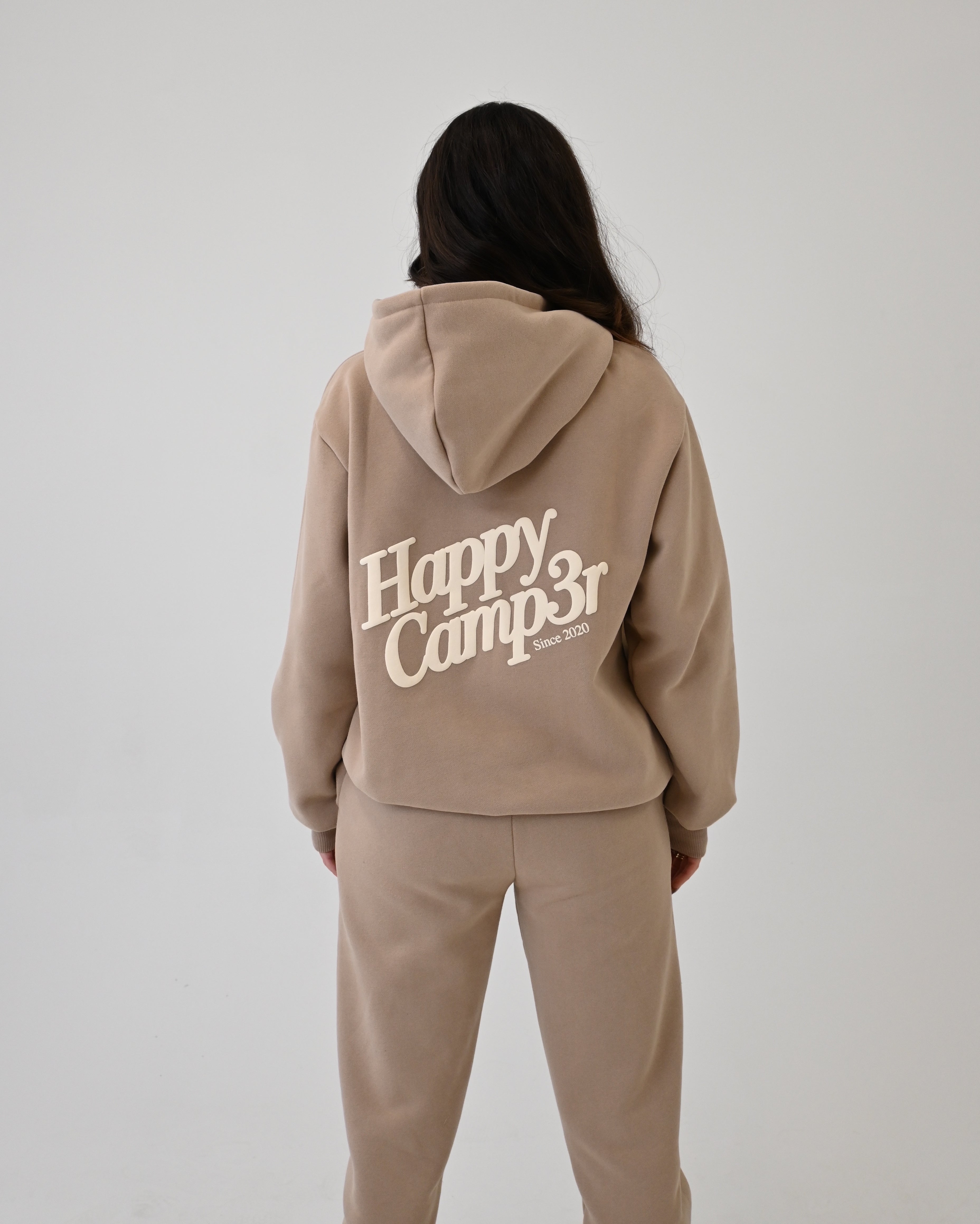 The cheapest Happy Camp3r Gratitude Hoodie and Sweatpants in Lemon