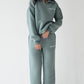 Quilted Quarter Zip - Teal