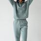 Quilted Quarter Zip - Teal