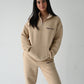 Quilted Joggers - Sand