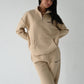 Quilted Joggers - Sand