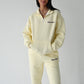 Quilted Quarter Zip - Buttermilk