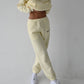 Quilted Joggers - Buttermilk