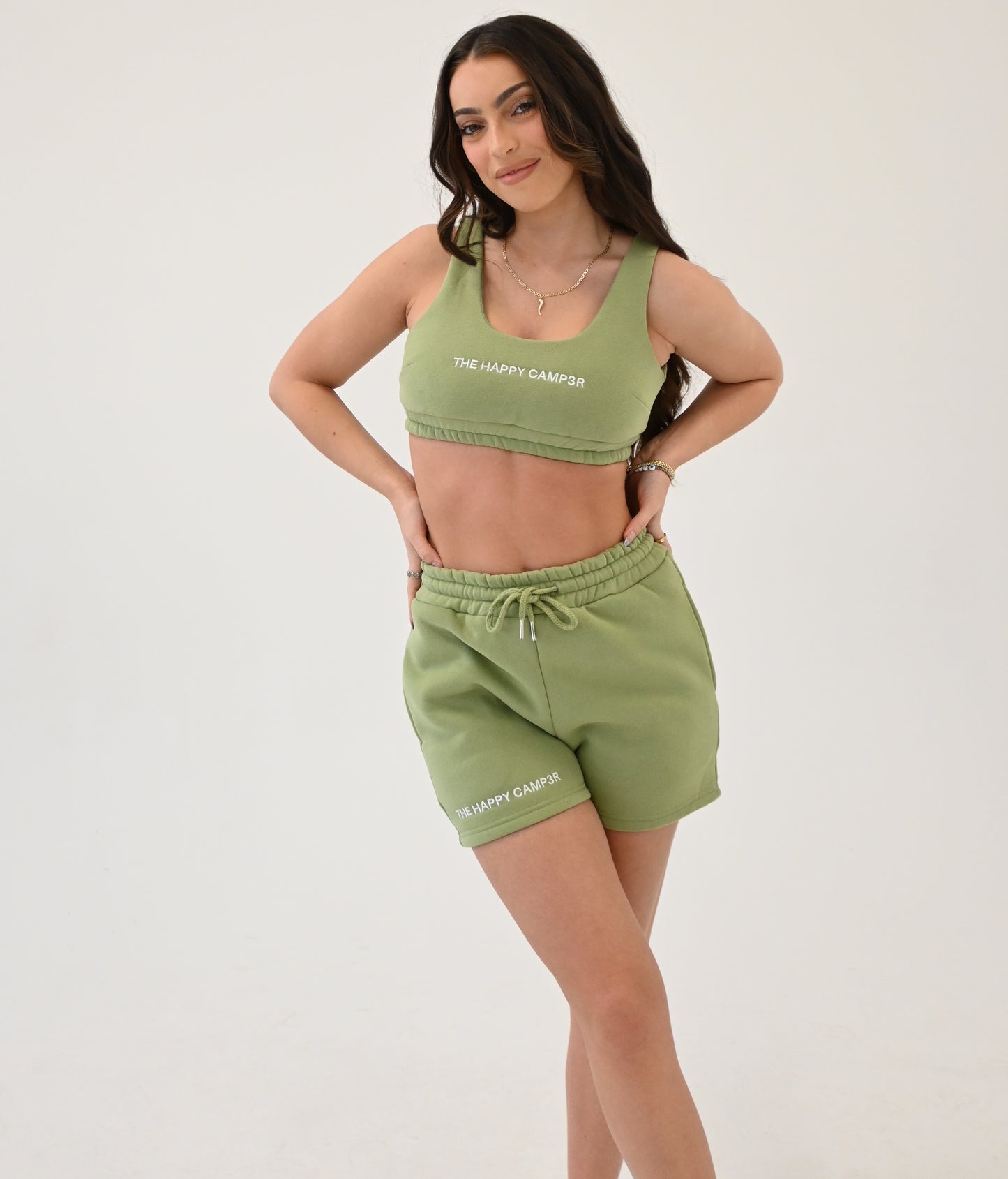 Cloud Shorts - Green Apple