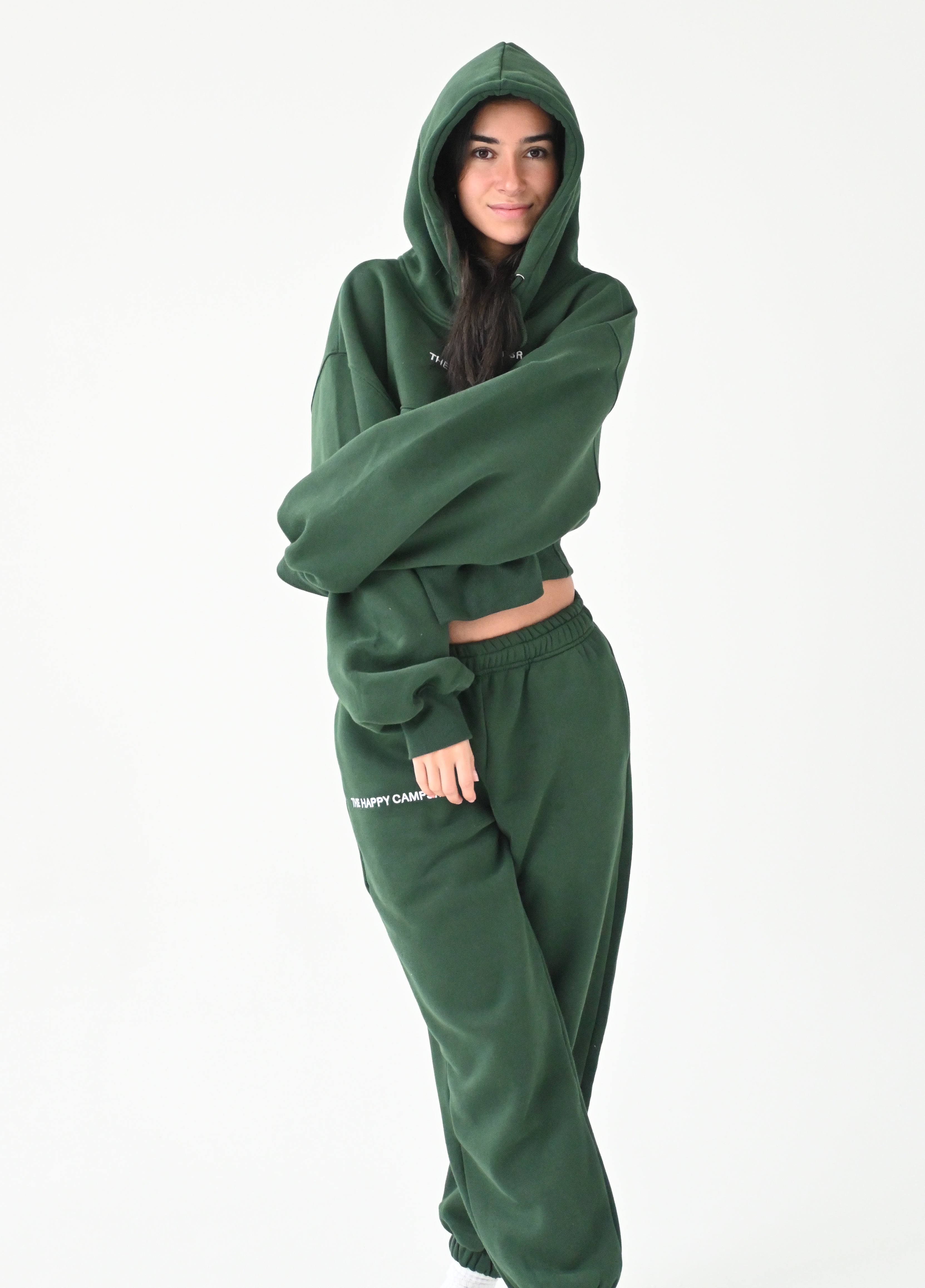 Forest green sweatpants hot sale