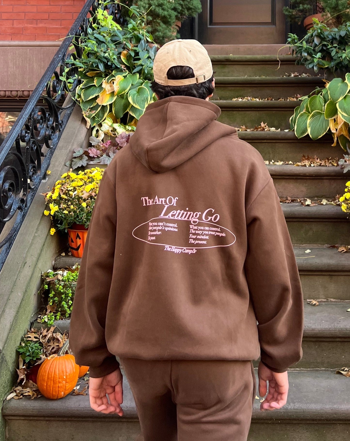 The Art of Letting Go Hoodie - Chocolate
