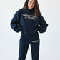 Mental Health is Wealth Hoodie - Navy Blue